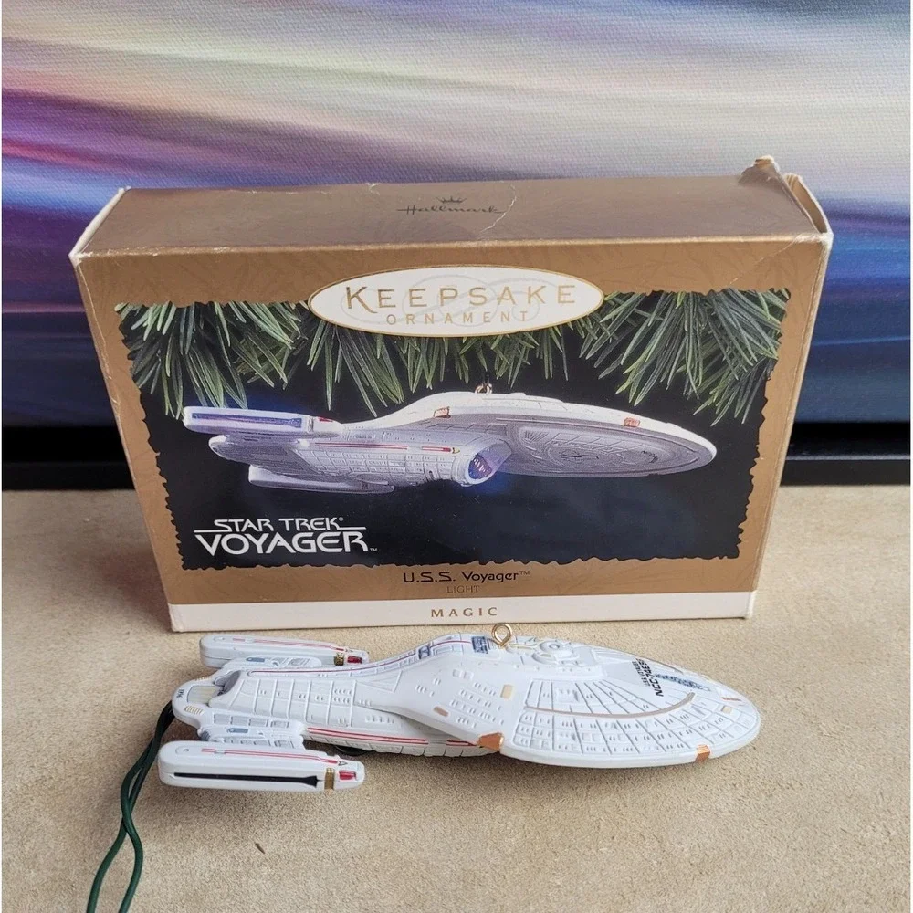Hallmark Keepsake STAR TREK Ornaments-Lot of Four, Vintage, Enterprise, Etc.